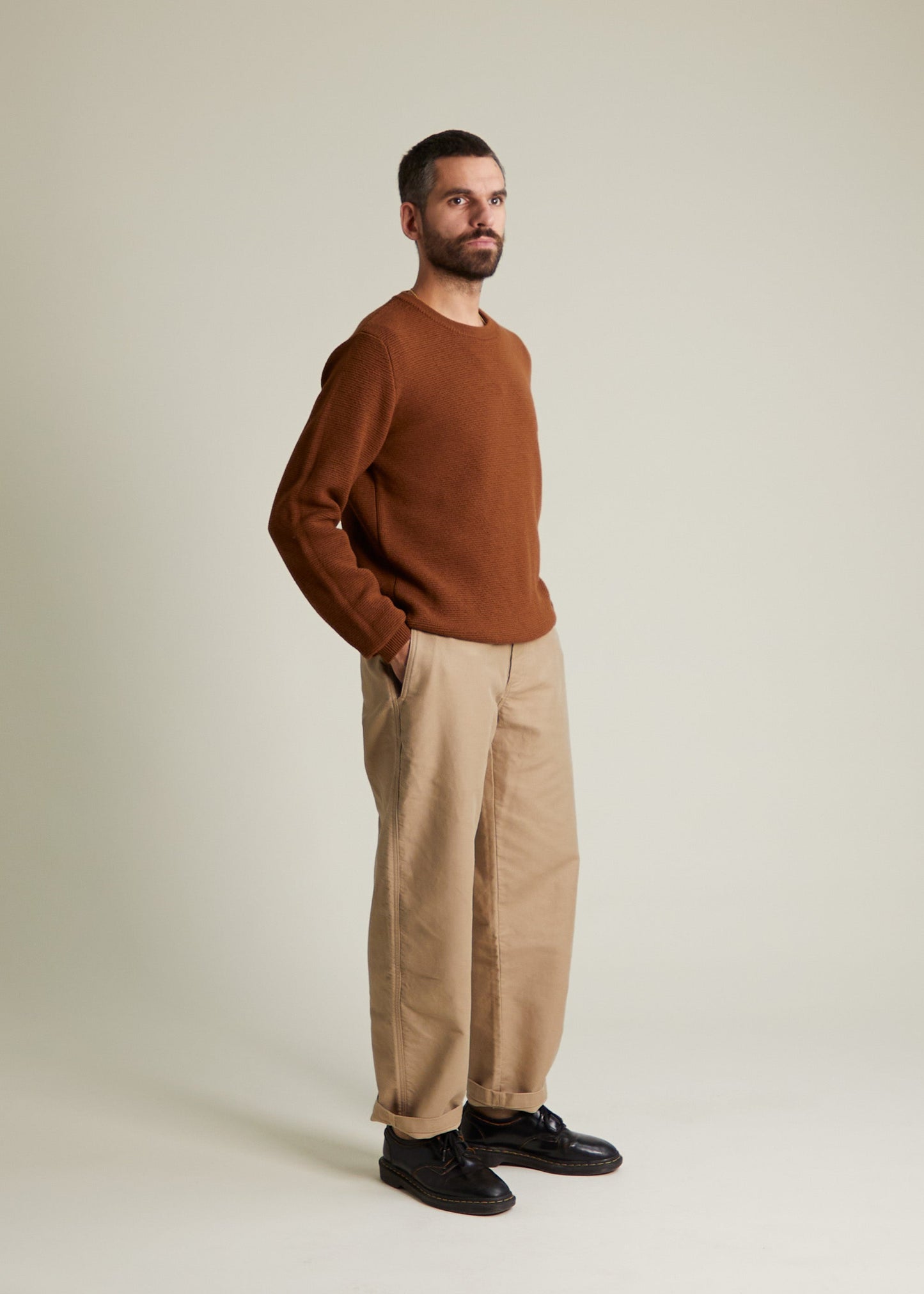 Pull Trevise cognac