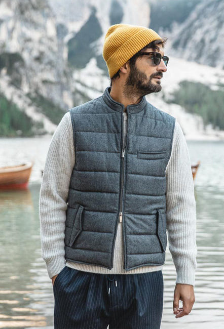 Gilet Costume Homme - Col V Sans Manches - Coupe Droite - Automne/hiver - Business Casual - 1