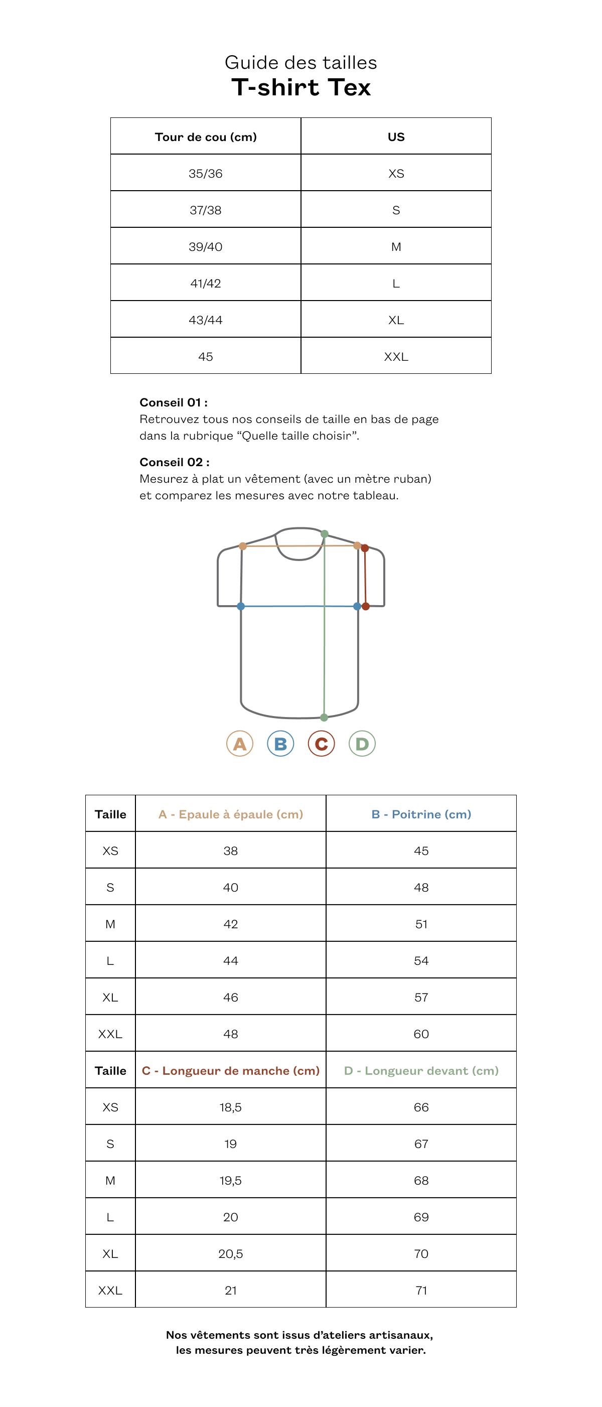 T-shirt Tex ecru