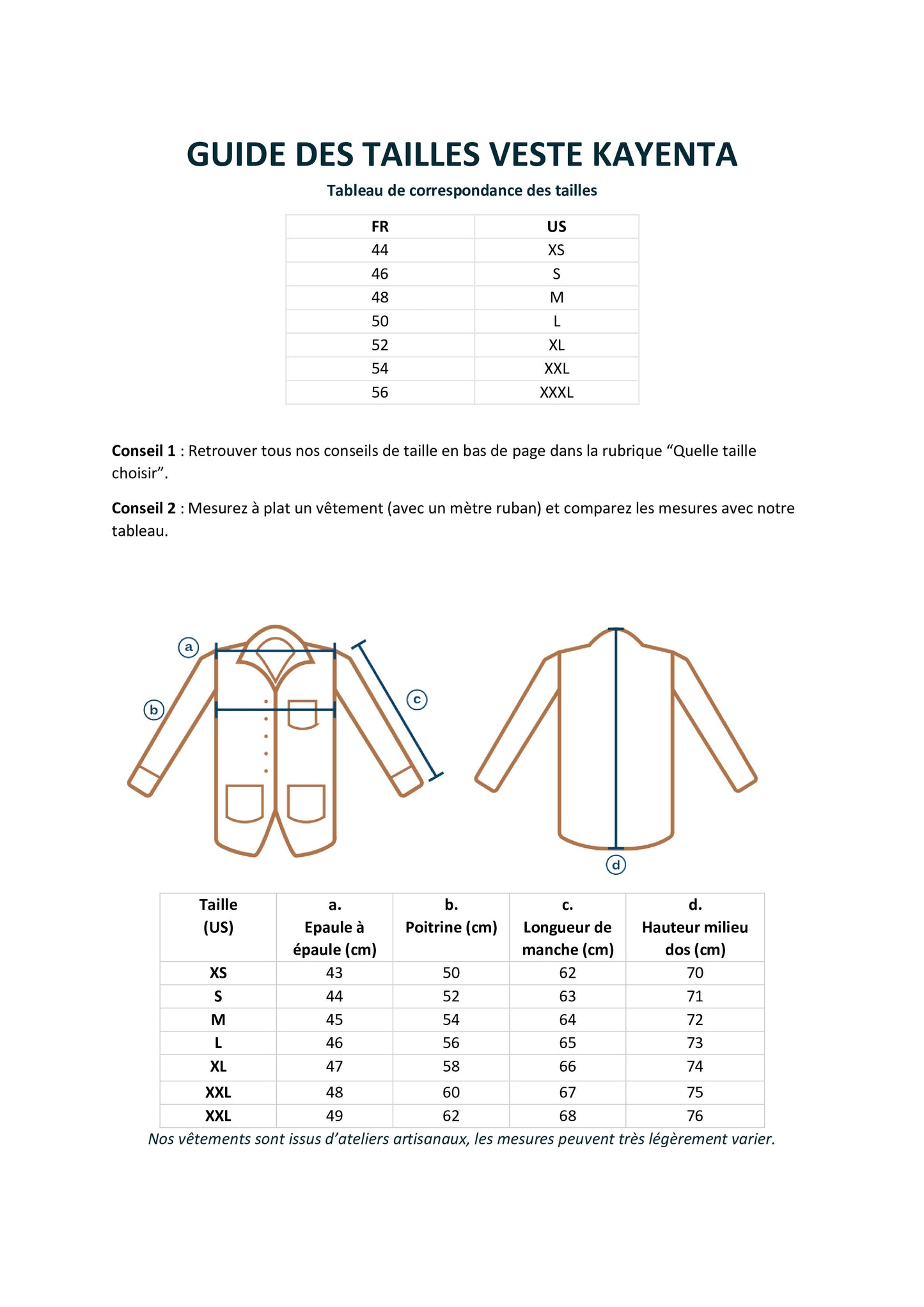 Veste Kayenta bleach