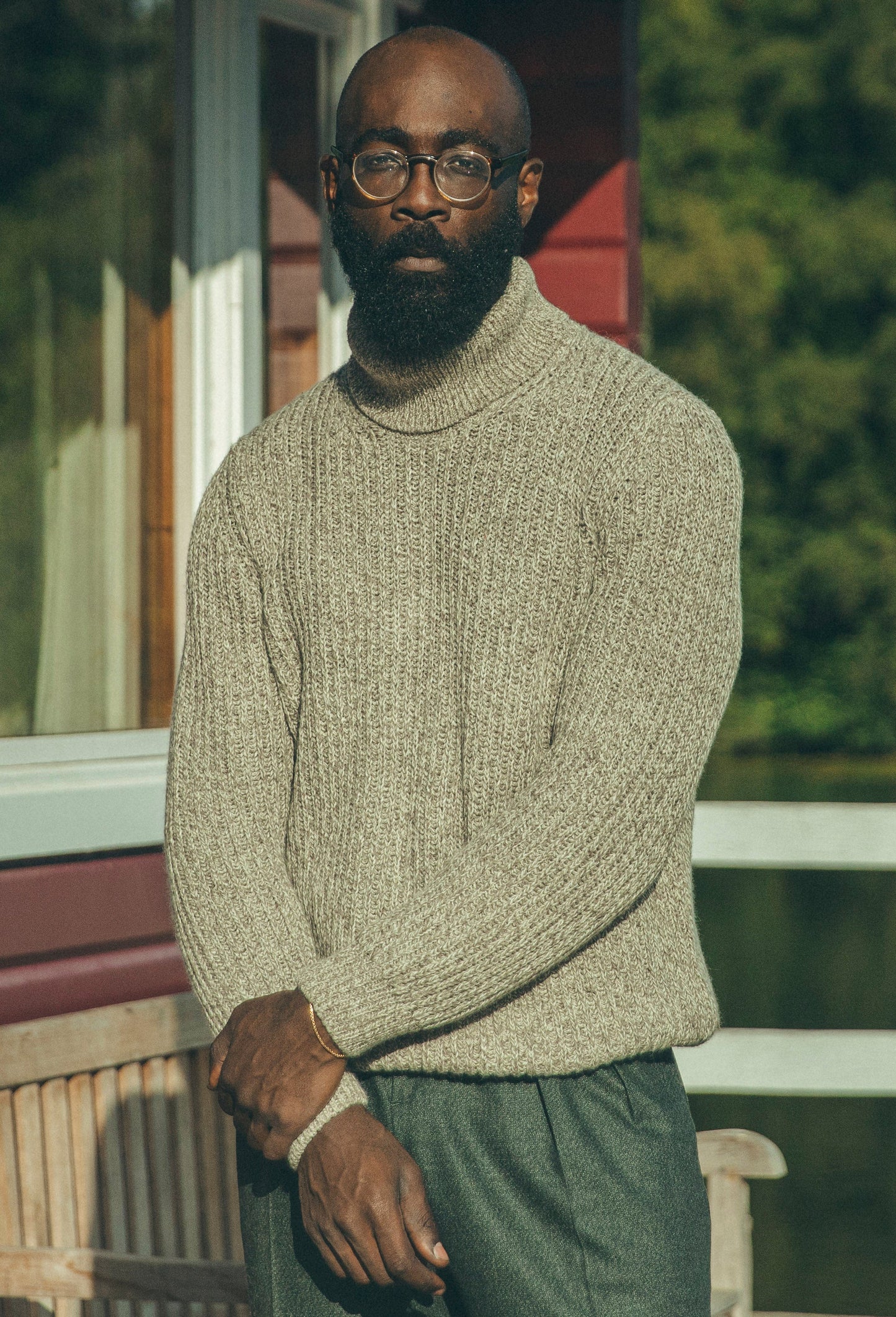 Pull Stresa taupe