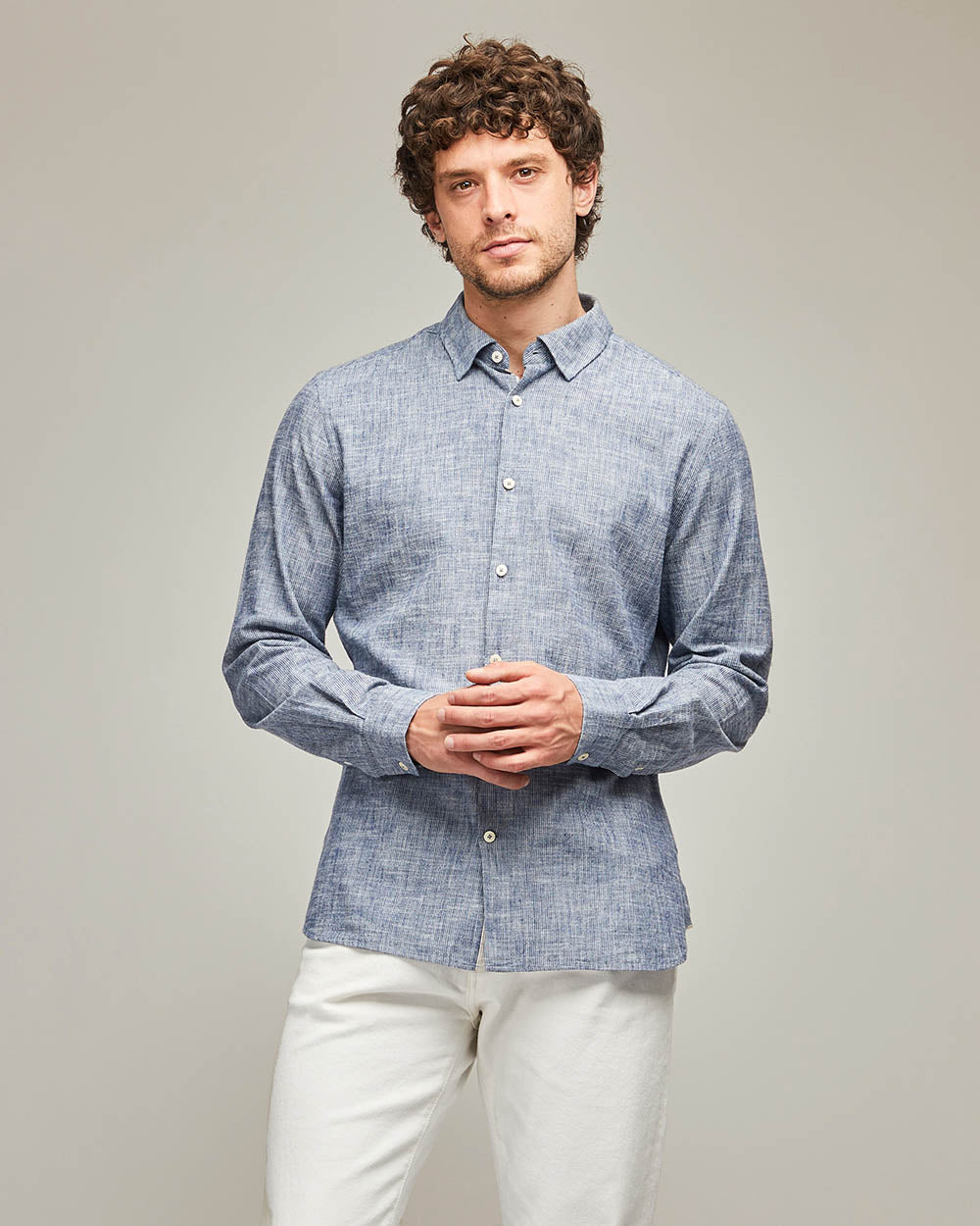 Chemise Shiro indigo