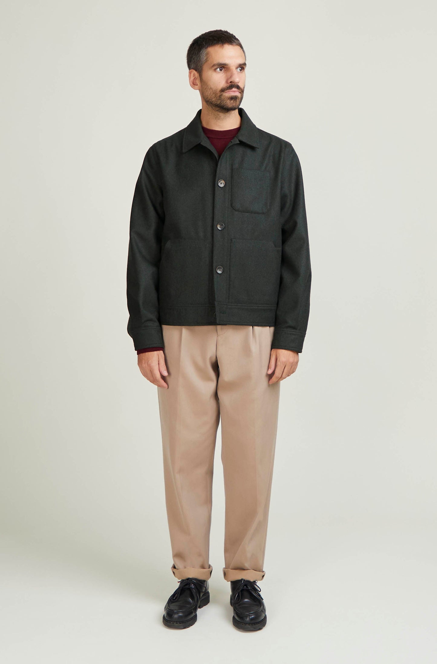 Veste Bergame kaki